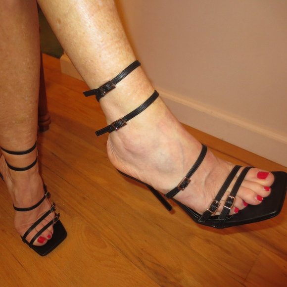 LAST CHC NEW 2 pair PRETTY LITTLE THING  Straps & Buckles Sexy High Heel Sandals - Picture 10 of 14
